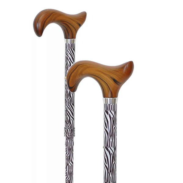 Hohocane folding cane with real wood handle(pattern 2)