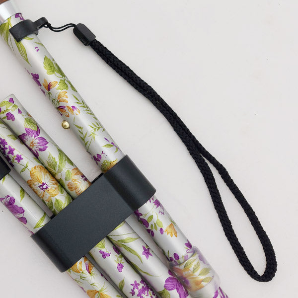 Hohocane folding cane with real wood handle(pattern 3)