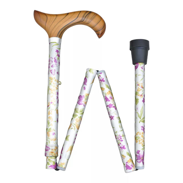 Hohocane folding cane with real wood handle(pattern 3)
