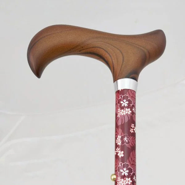Hohocane folding cane with real wood handle(pattern 3)