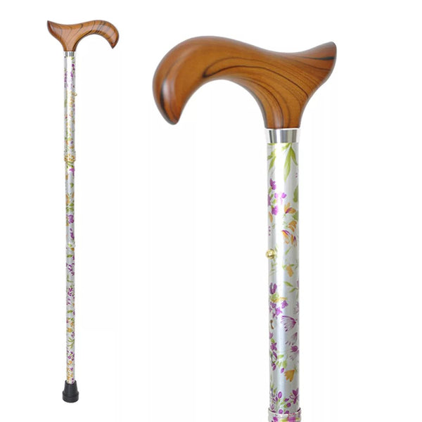Hohocane folding cane with real wood handle(pattern 3)