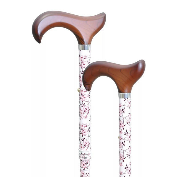 Hohocane folding cane with real wood handle(pattern 3)