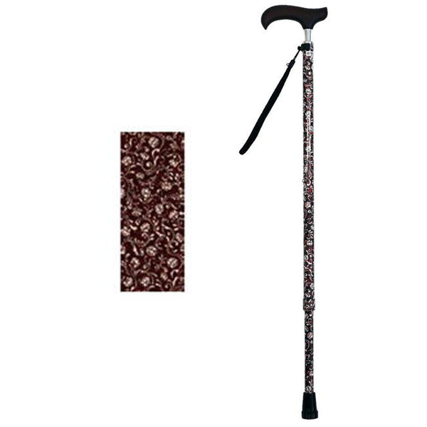 Welfan Cane - Dream Life Stick Slim Neck Patterned Telescopic Cane(Slim Type)(Pattern 2) ウェルファン 夢ライフステッキ スリムネック伸縮スリムタイプ