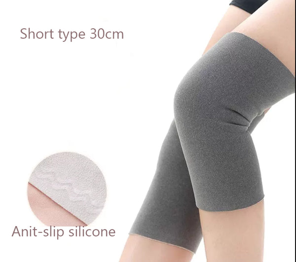 Keep Warm Leggings for Seniors Thickened Granular Velvet Long Tube Leg Protectors Knee Pads to Keep Warm of Knee Joints and Calf for Men and Women