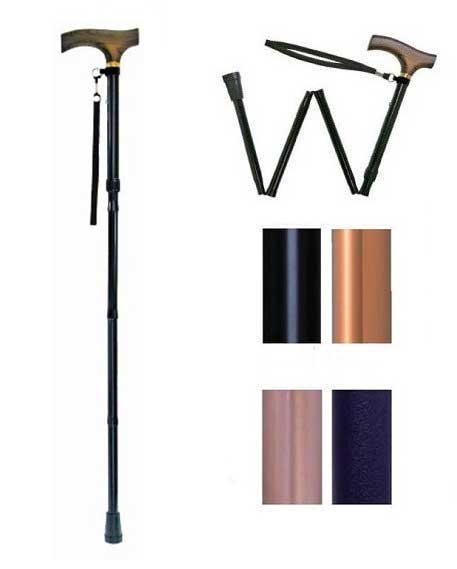 Welfan Cane - Dream Life Stick Telescopic Folding Cane(Slim Type) 夢ライフステッキ 折りたたみ伸縮型スリムタイプ